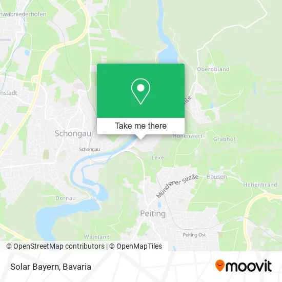 Карта Solar Bayern