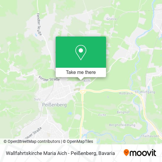 Wallfahrtskirche Maria Aich - Peißenberg map