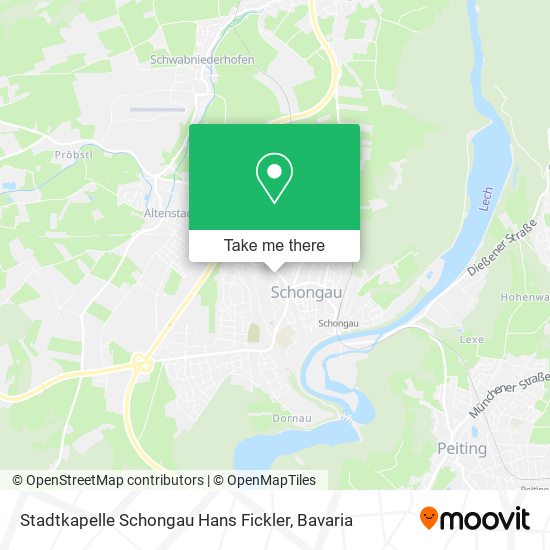 Stadtkapelle Schongau Hans Fickler map
