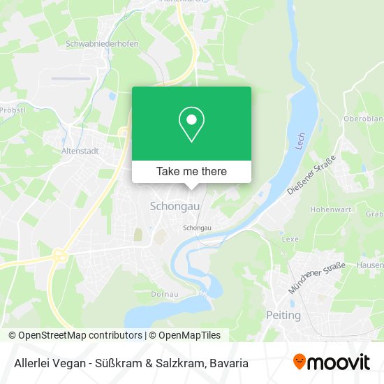 Allerlei Vegan - Süßkram & Salzkram map