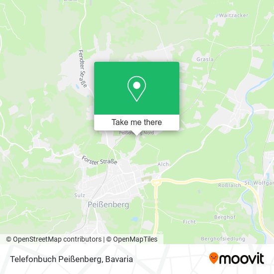 Карта Telefonbuch Peißenberg