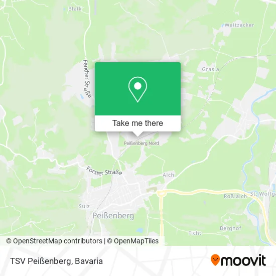 Карта TSV Peißenberg
