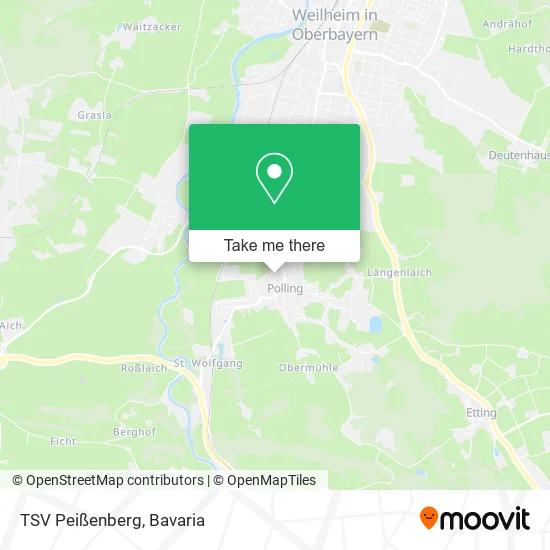Карта TSV Peißenberg