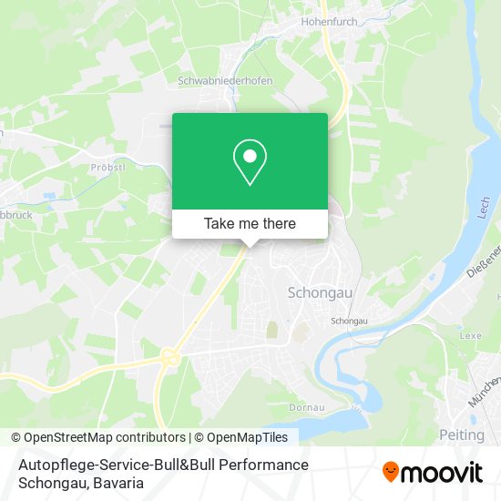 Autopflege-Service-Bull&Bull Performance Schongau map