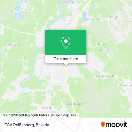 Карта TSV Peißenberg