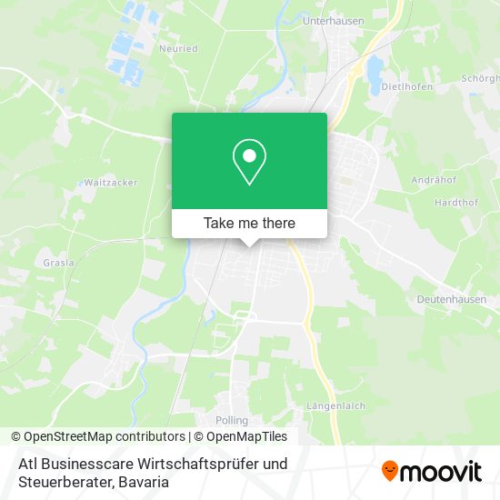 Карта Atl Businesscare Wirtschaftsprüfer und Steuerberater