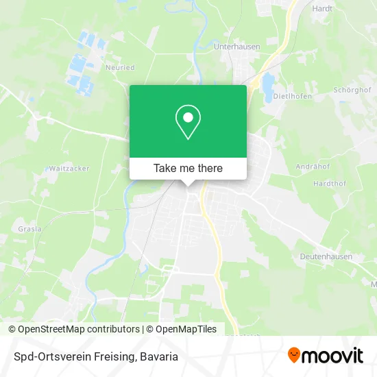 Карта Spd-Ortsverein Freising