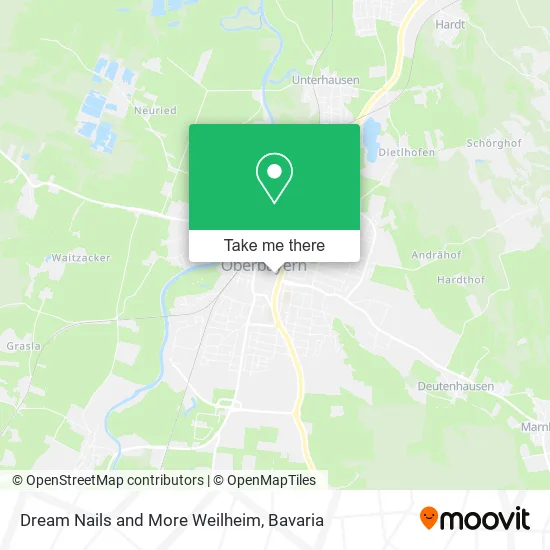 Карта Dream Nails and More Weilheim