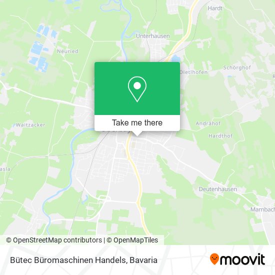 Bütec Büromaschinen Handels map