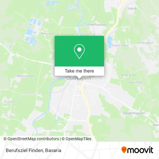 Карта Berufsziel Finden