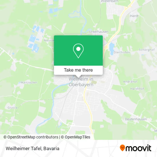 Карта Weilheimer Tafel