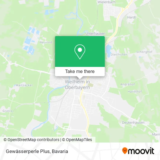 Карта Gewässerperle Plus