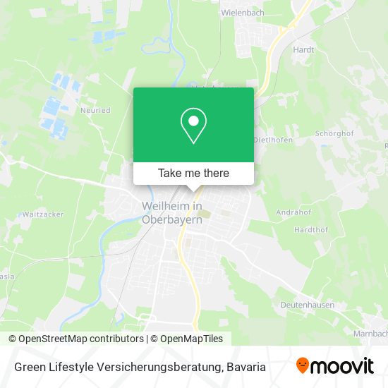 Green Lifestyle Versicherungsberatung map