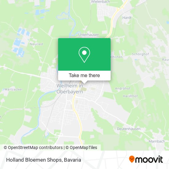 Карта Holland Bloemen Shops