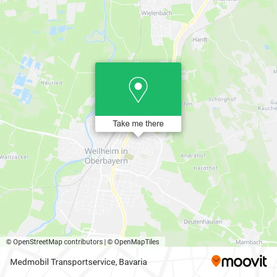Карта Medmobil Transportservice