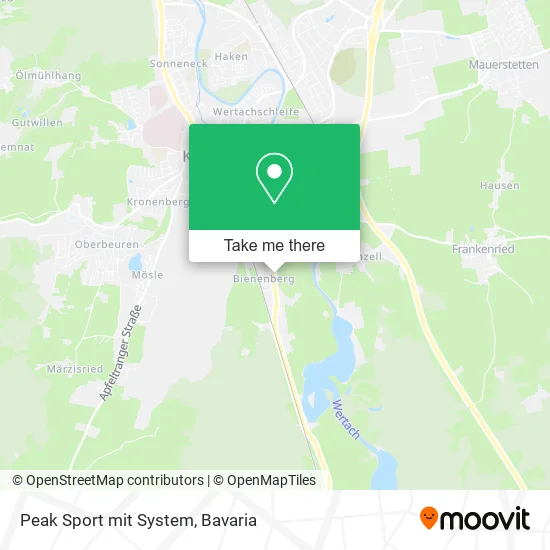 Карта Peak Sport mit System