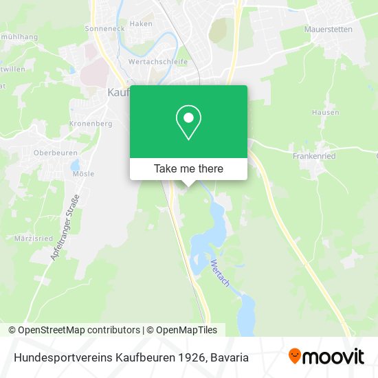 Hundesportvereins Kaufbeuren 1926 map