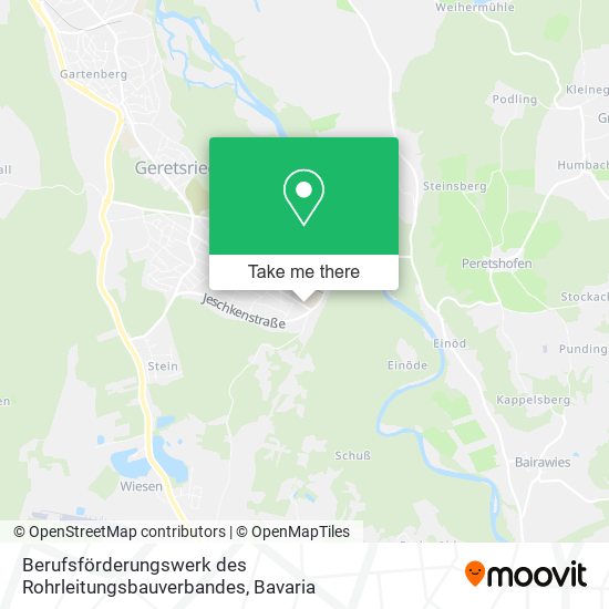 Berufsförderungswerk des Rohrleitungsbauverbandes map