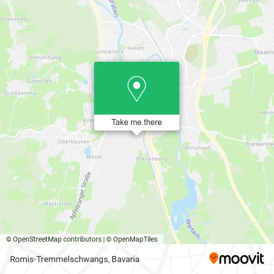 Карта Romis-Tremmelschwangs