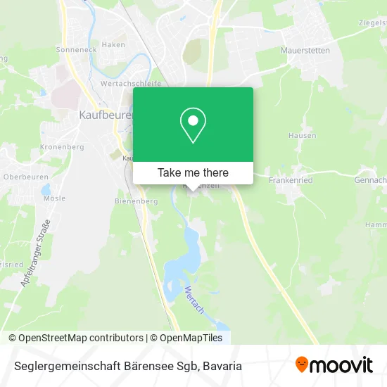 Карта Seglergemeinschaft Bärensee Sgb