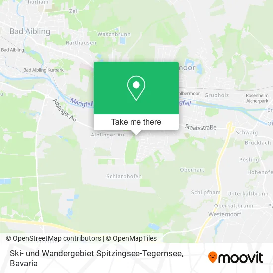 Карта Ski- und Wandergebiet Spitzingsee-Tegernsee