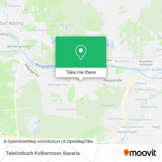 Карта Telefonbuch Kolbermoor