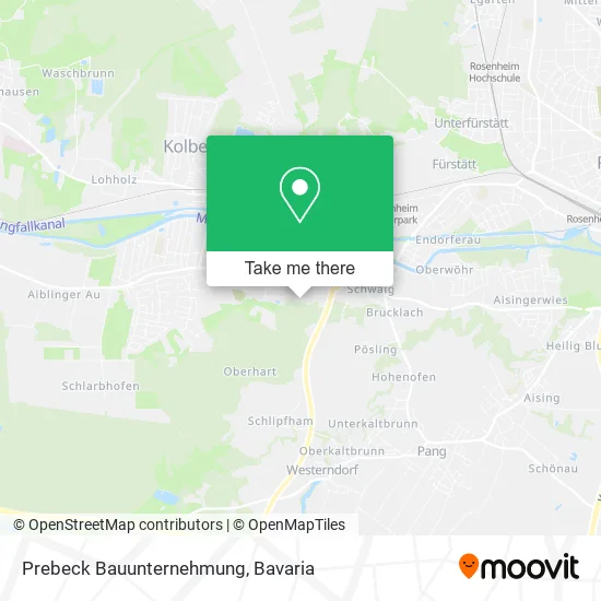 Карта Prebeck Bauunternehmung
