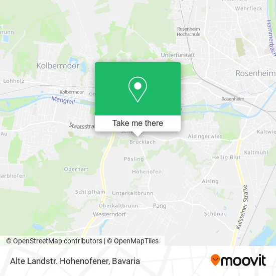 Карта Alte Landstr. Hohenofener