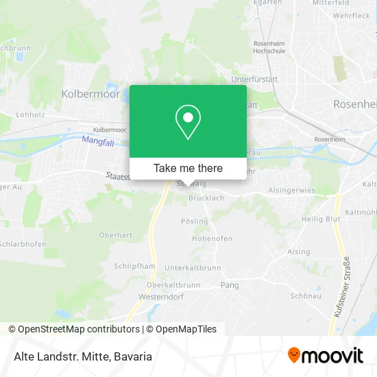 Карта Alte Landstr. Mitte