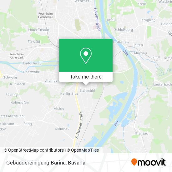 Gebäudereinigung Barina map