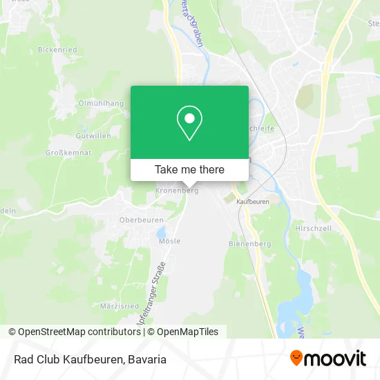 Карта Rad Club Kaufbeuren