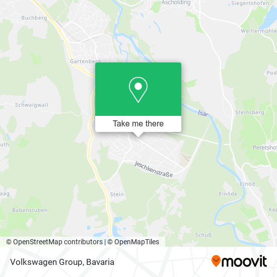 Volkswagen Group map