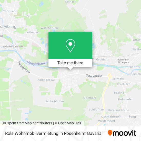 Rols Wohnmobilvermietung in Rosenheim map