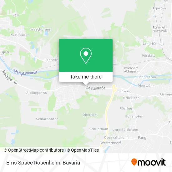 Карта Ems Space Rosenheim