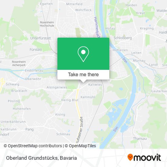 Oberland Grundstücks map