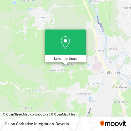 Caion Caritative Integration map
