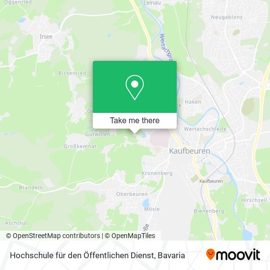 Hochschule für den Öffentlichen Dienst map