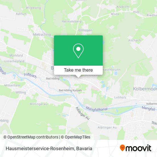 Hausmeisterservice-Rosenheim map