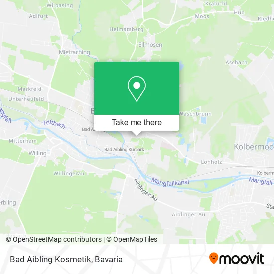 Карта Bad Aibling Kosmetik