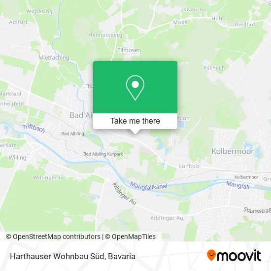 Карта Harthauser Wohnbau Süd