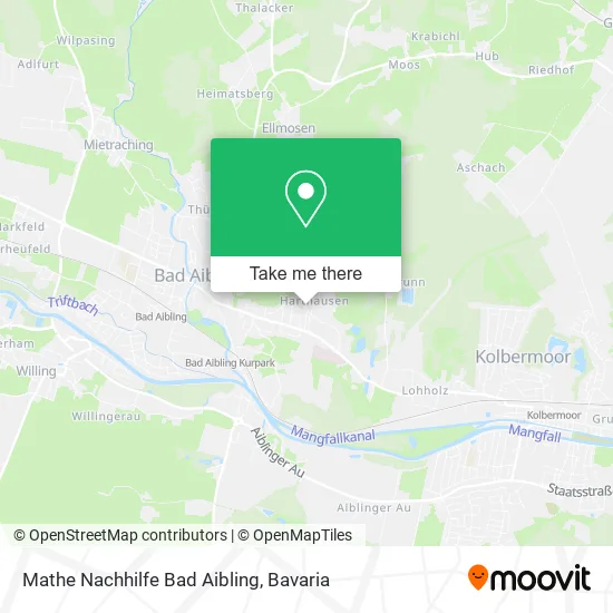 Карта Mathe Nachhilfe Bad Aibling