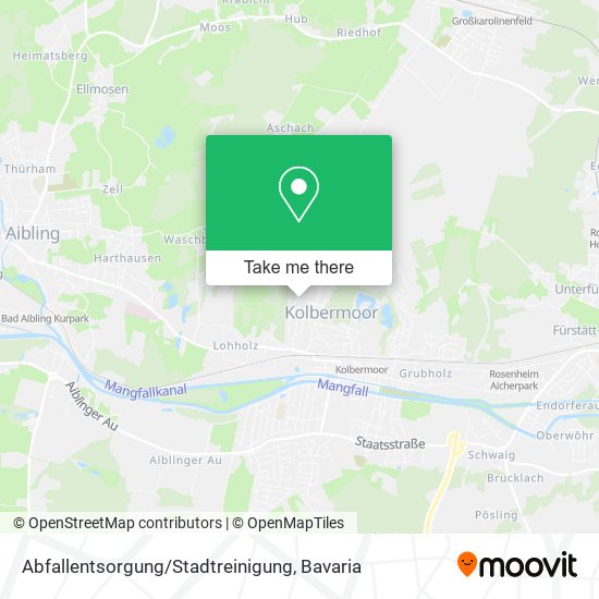 Abfallentsorgung / Stadtreinigung map