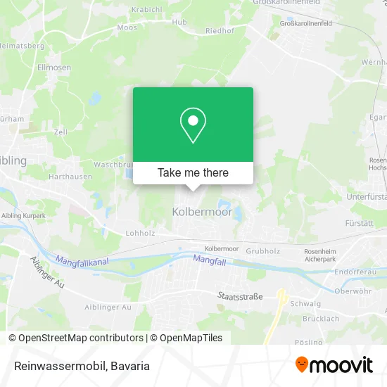 Карта Reinwassermobil