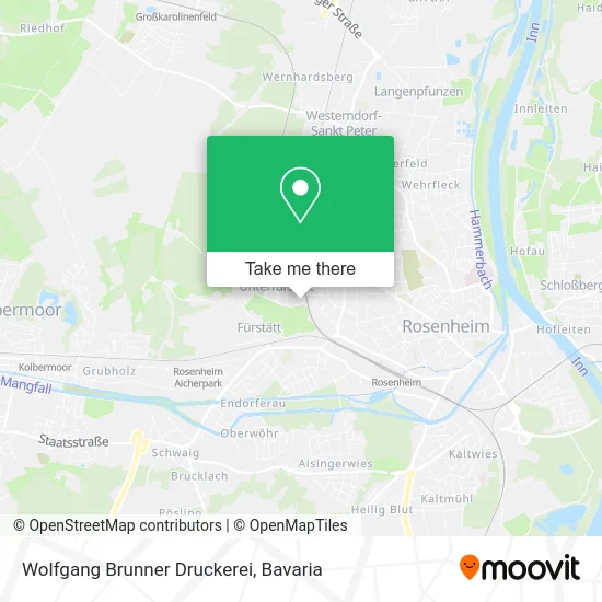 Карта Wolfgang Brunner Druckerei