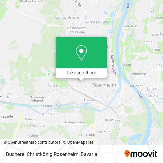 Карта Bücherei Christkönig Rosenheim