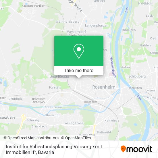 Institut für Ruhestandsplanung Vorsorge mit Immobilien Ifr map