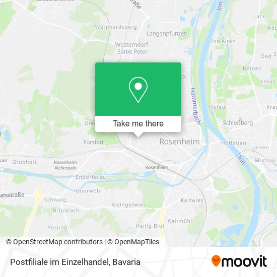 Postfiliale im Einzelhandel map