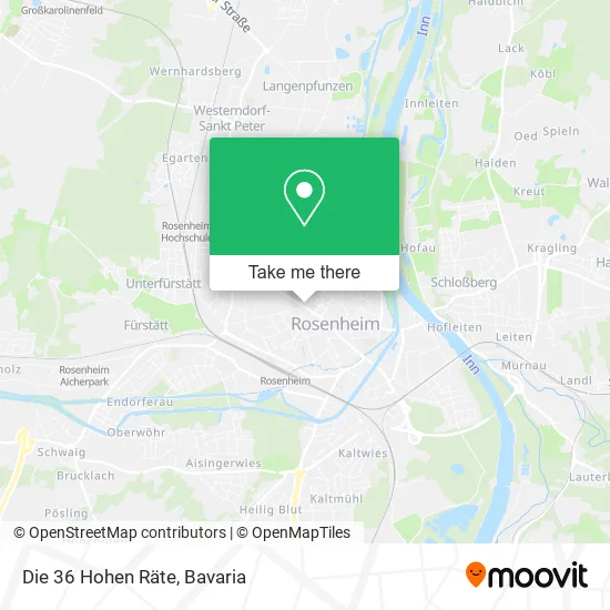 Die 36 Hohen Räte map