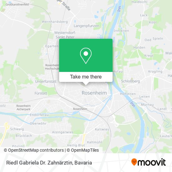 Riedl Gabriela Dr. Zahnärztin map