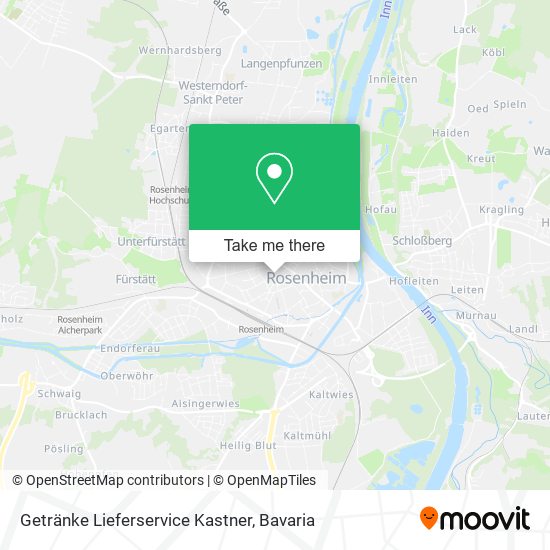 Getränke Lieferservice Kastner map